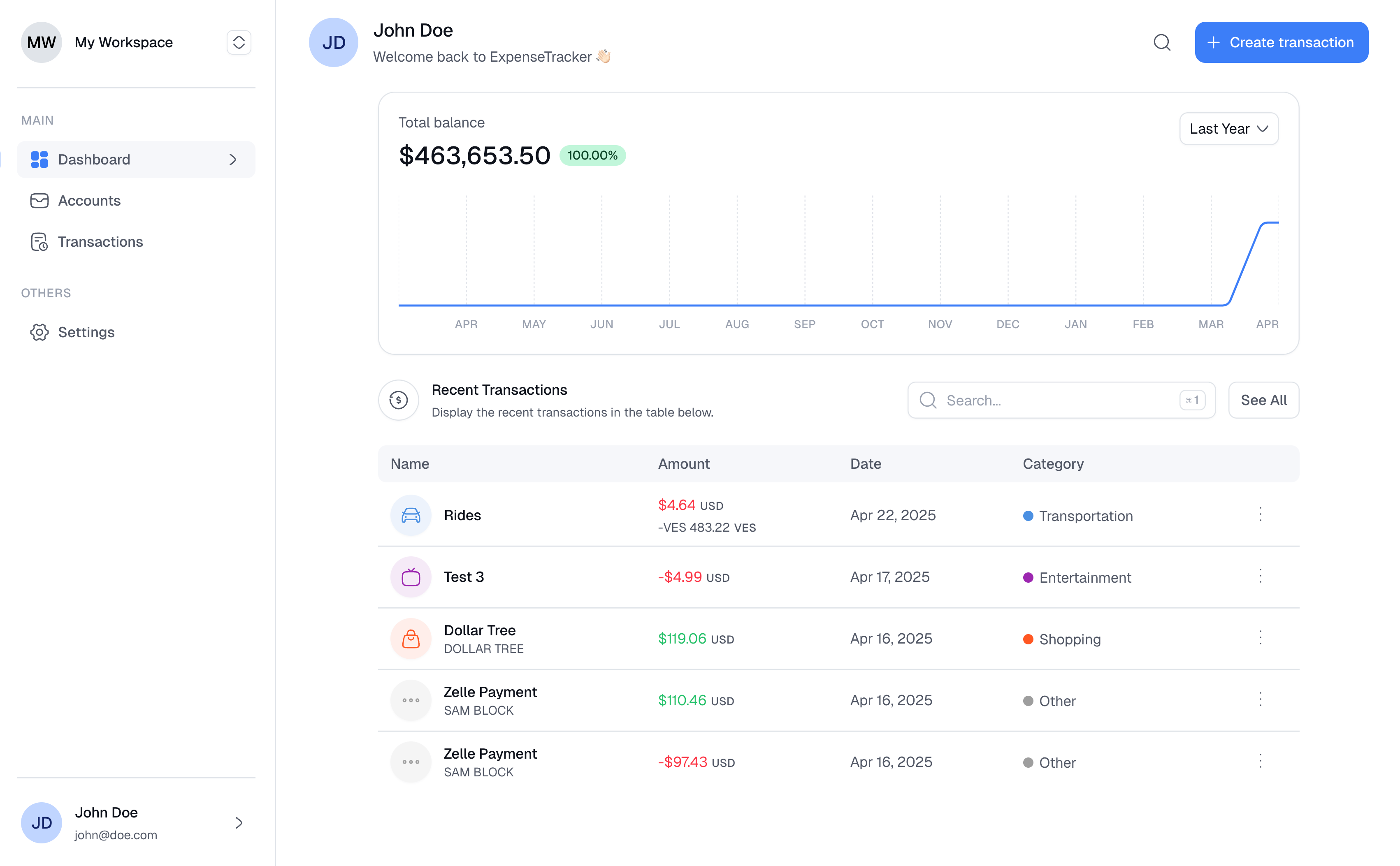 App screenshot